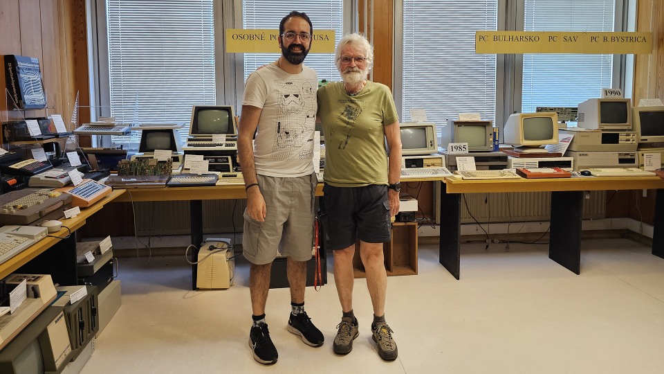 A visit at the Computer Museum of the Slovak Academy of Sciences in Bratislava